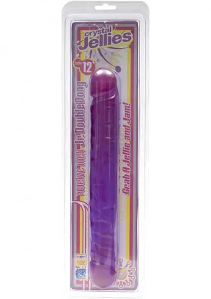 Jellies Jr 12 Double Dong Purple Doc Johnson Dildos Jellies Jr 12 Double Dong Purple Doc Johnson Dildos