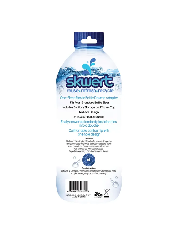 Male Sex Toys Boneyard Skwert 1 Piece Water Bottle Douche