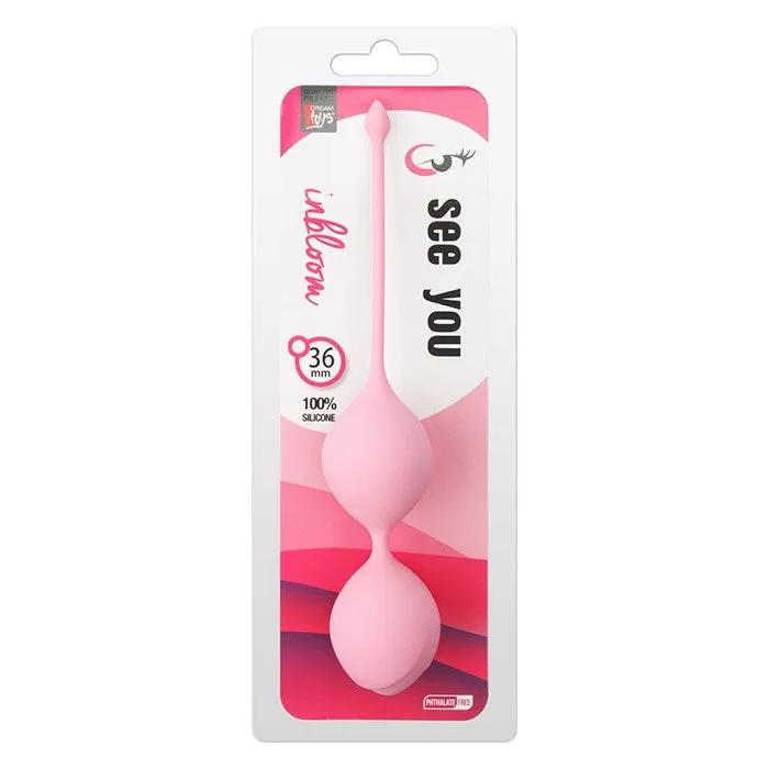 Dildos See You In Bloom Pink Duo Love Balls Dream Toys