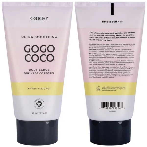 Female Sex Toys Ultra Smoothing Body Scrub Mango Coconut 5oz 148mL Coochy Ultra