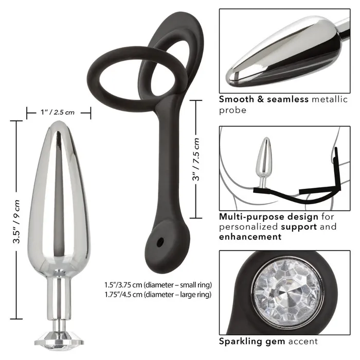 Male Sex Toys California Exotic Star Fucker Slim Plug Cock Ring