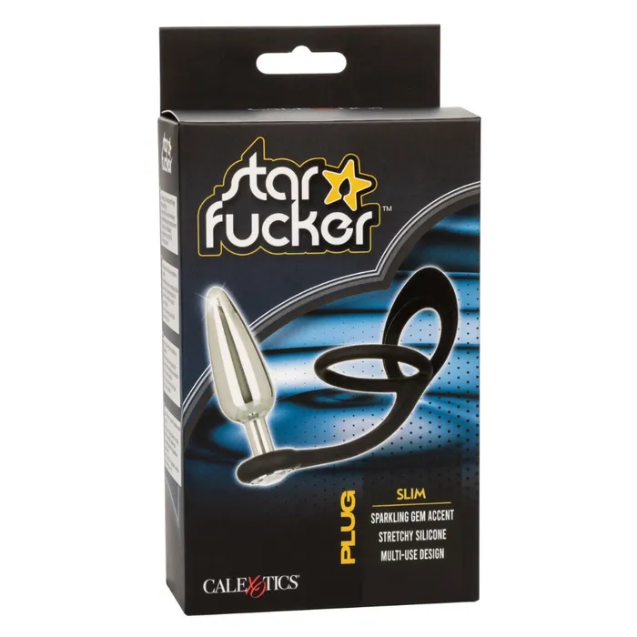 Male Sex Toys California Exotic Star Fucker Slim Plug Cock Ring